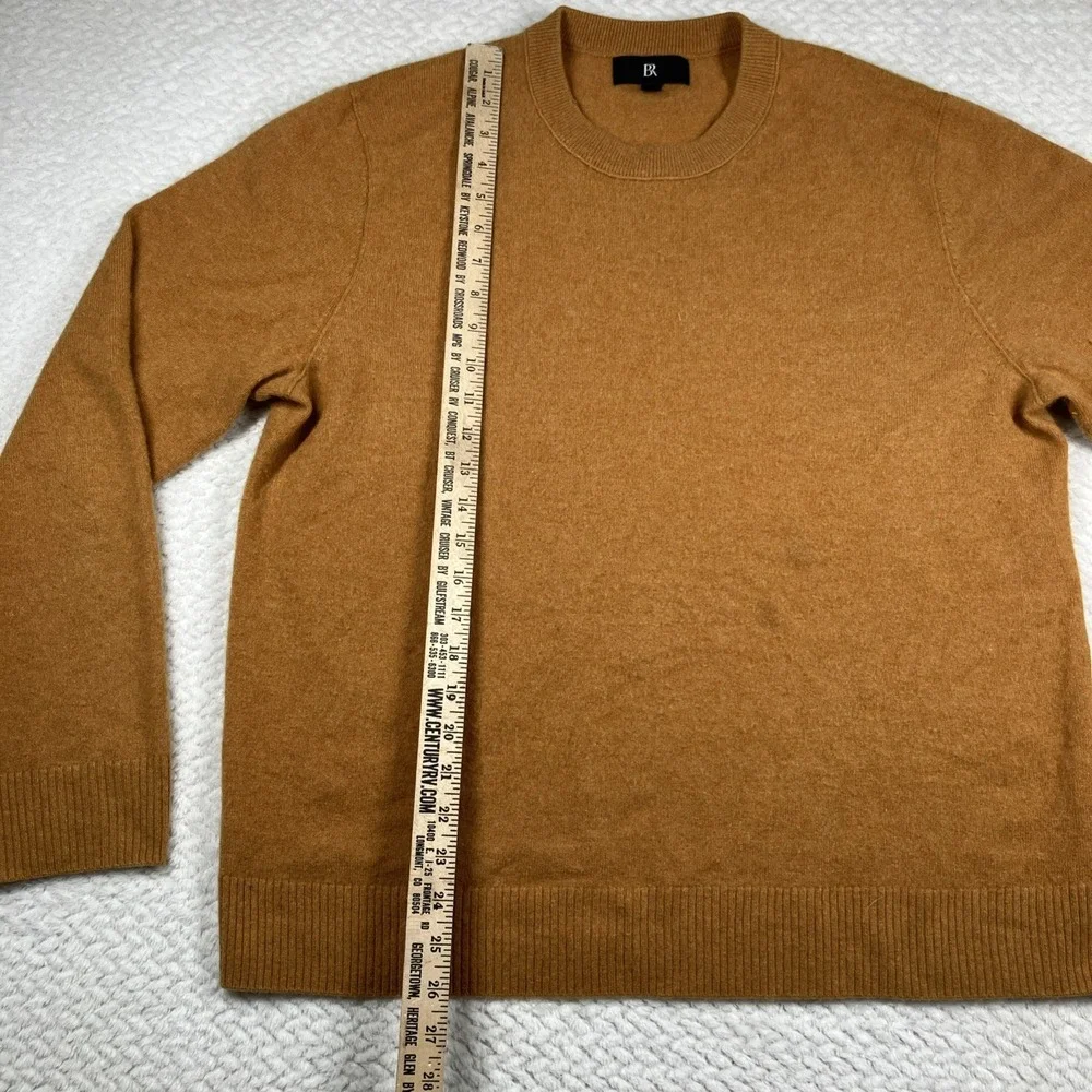 Banana Republic 100% Cashmere Crewneck Sweater Brown Large
